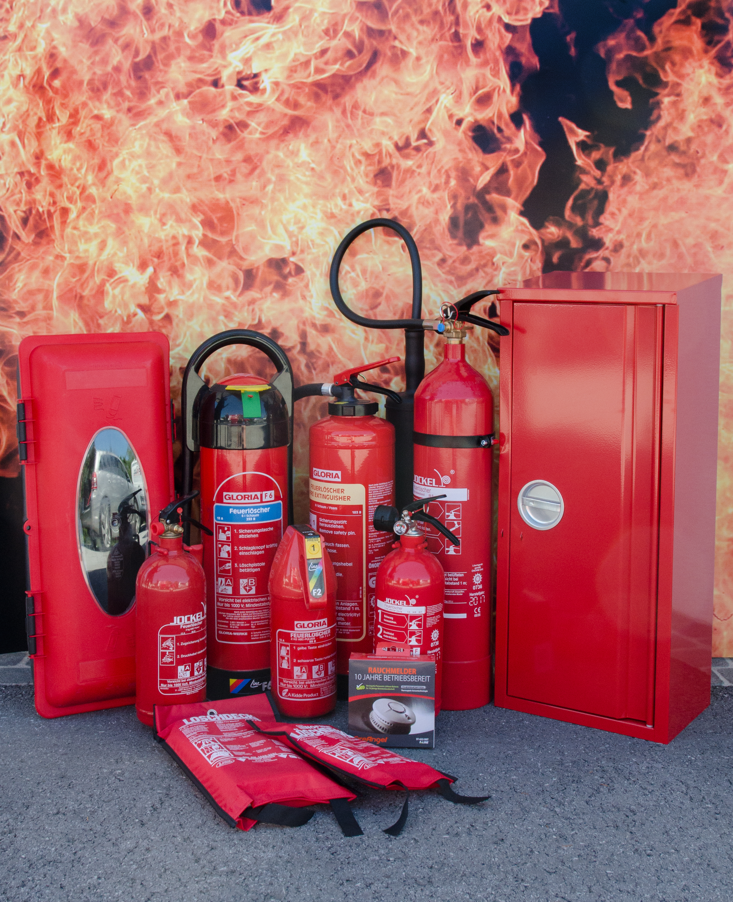 Feuerlöscher und Brandschutzartikel
